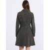 image:imageAllegra K Womens Denim Dresses Collar V Neck Long Sleeve Jean DressGrey