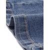 image:imageAllegra K Womens Denim Dresses Collar V Neck Long Sleeve Jean DressRetro Blue