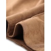 image:imageAllegra K Womens Faux Suede Leggings High Waist Casual Faux Leather PantsBrown