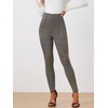 image:imageAllegra K Womens Faux Suede Leggings High Waist Casual Faux Leather PantsDark Gray