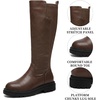 image:imageAllegra K Womens Flats Knee High Platform BootsBrown