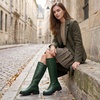 image:imageAllegra K Womens Flats Knee High Platform BootsDark Green