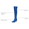 image:imageAllegra K Womens Glitter Stiletto Heel Over the Knee Thigh High BootDeep Blue