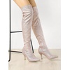 image:imageAllegra K Womens Glitter Stiletto Heel Over the Knee Thigh High BootLight Pink