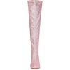 image:imageAllegra K Womens Glitter Stiletto Heel Over the Knee Thigh High BootPink