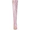 image:imageAllegra K Womens Glitter Stiletto Heel Over the Knee Thigh High BootPink