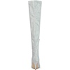 image:imageAllegra K Womens Glitter Stiletto Heel Over the Knee Thigh High BootSilver