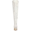 image:imageAllegra K Womens Glitter Stiletto Heel Over the Knee Thigh High BootWhite
