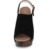 image:imageAllegra K Womens Open Toe Slingback Platform Chunky Heel SandalsBlack