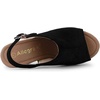 image:imageAllegra K Womens Open Toe Slingback Platform Chunky Heel SandalsBlack