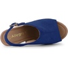 image:imageAllegra K Womens Open Toe Slingback Platform Chunky Heel SandalsDark Blue