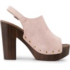 image:imageAllegra K Womens Open Toe Slingback Platform Chunky Heel SandalsDust Pink