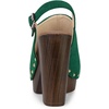 image:imageAllegra K Womens Open Toe Slingback Platform Chunky Heel SandalsGreen