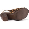 image:imageAllegra K Womens Open Toe Slingback Platform Chunky Heel SandalsLeopard
