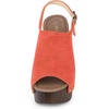 image:imageAllegra K Womens Open Toe Slingback Platform Chunky Heel SandalsOrange