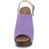 image:imageAllegra K Womens Open Toe Slingback Platform Chunky Heel SandalsPurple