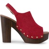 image:imageAllegra K Womens Open Toe Slingback Platform Chunky Heel SandalsRed