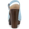 image:imageAllegra K Womens Open Toe Slingback Platform Chunky Heel SandalsSky Blue