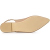 image:imageAllegra K Womens Pointed Toe Pumps Slingback Flat Pumps  Dress ShoesNude