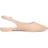 image:imageAllegra K Womens Pointed Toe Pumps Slingback Flat Pumps  Dress ShoesNudebuckle