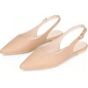 image:imageAllegra K Womens Pointed Toe Pumps Slingback Flat Pumps  Dress ShoesNudebuckle