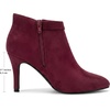 image:imageAllegra K Womens Pointy Toe Boots Zipper Stiletto Heels Ankle BootBurgundy