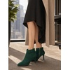 image:imageAllegra K Womens Pointy Toe Boots Zipper Stiletto Heels Ankle BootGreen