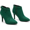image:imageAllegra K Womens Pointy Toe Boots Zipper Stiletto Heels Ankle BootGreen