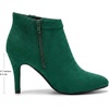 image:imageAllegra K Womens Pointy Toe Boots Zipper Stiletto Heels Ankle BootGreen