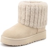 image:imageAllegra K Women Winter Warm Comfortable AntiSlip Snow BootsBeige