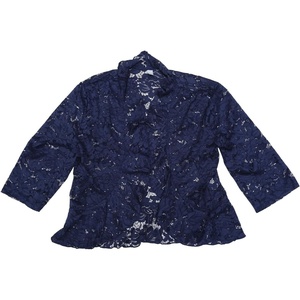 image:imageAllegra K Lace Shrug for Women Bolero Cardigan Half Sleeve Cover Up TopDark Blue