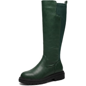 image:imageAllegra K Womens Flats Knee High Platform BootsDark Green