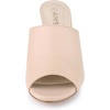 image:imageAllegra K Women Faux Leather Slip on Block Heel Slide SandalsBeige