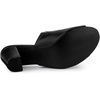image:imageAllegra K Women Faux Leather Slip on Block Heel Slide SandalsBlack