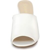 image:imageAllegra K Women Faux Leather Slip on Block Heel Slide SandalsWhite