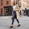 image:imageAllegra K Women Faux Suede Buckle Slip on Platform Chunky Heels SandalsBlack