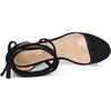 image:imageAllegra K Women Faux Suede Platform Lace Up Clear Chunky Heels SandalsBlack