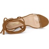 image:imageAllegra K Women Faux Suede Platform Lace Up Clear Chunky Heels SandalsBrown