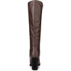 image:imageAllegra K Women Round Toe Block Heeled Knee High Boots Side ZipperCoffee