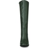 image:imageAllegra K Women Round Toe Block Heeled Knee High Boots Side ZipperDark Green