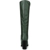 image:imageAllegra K Women Round Toe Block Heeled Knee High Boots Side ZipperDark Green