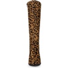 image:imageAllegra K Women Round Toe Block Heeled Knee High Boots Side ZipperLeopard