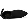 image:imageAllegra K Women Suede Pointed Toe Stiletto Heel Side Zip Ankle BootsBlack