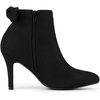 image:imageAllegra K Women Suede Pointed Toe Stiletto Heel Side Zip Ankle BootsBlack