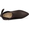 image:imageAllegra K Women Suede Pointed Toe Stiletto Heel Side Zip Ankle BootsCoffee