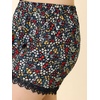 image:imageAllegra K Women Summer Floral Printed Lace Trim Elastic Waist ShortsNavy BlueyellowRed
