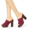 image:imageAllegra K Womens Block Heel Platform SandalsBurgundy