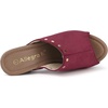 image:imageAllegra K Womens Block Heel Platform SandalsBurgundy