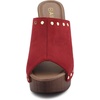 image:imageAllegra K Womens Block Heel Platform SandalsRed
