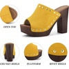 image:imageAllegra K Womens Block Heel Platform SandalsYellow